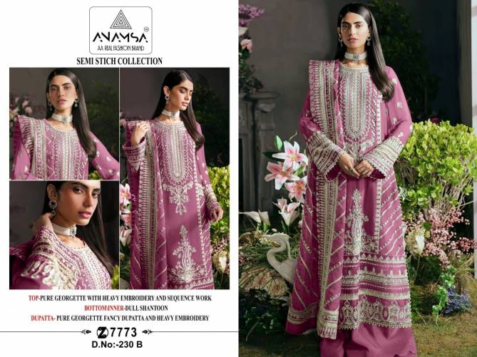 230 Anamsa A To D Hit Colors Pakistani Suits Wholesale Price In Mumbai

